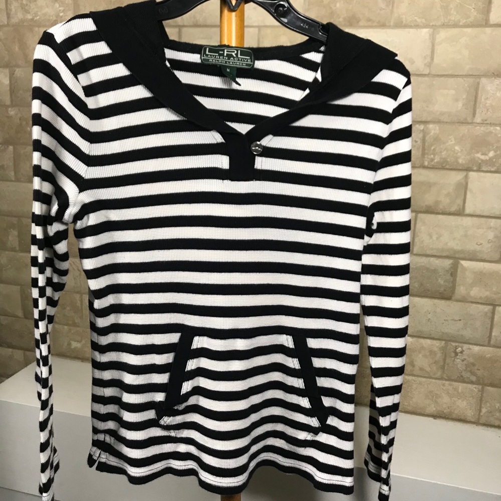 Lauren Active-Ralph Lauren Knitted Hooded Top.